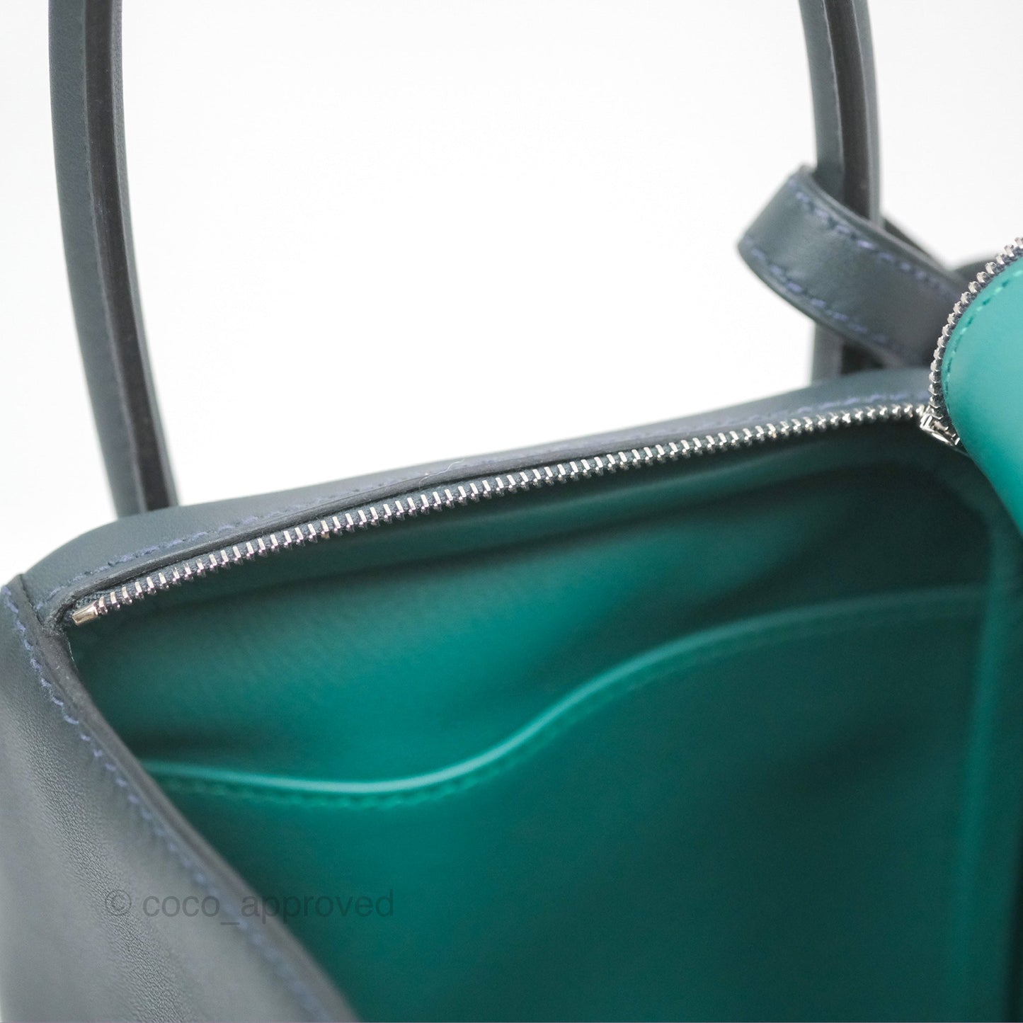 Hermès Lindy 26 Vert Rousseau/ Malachite Swift Palladium Hardware