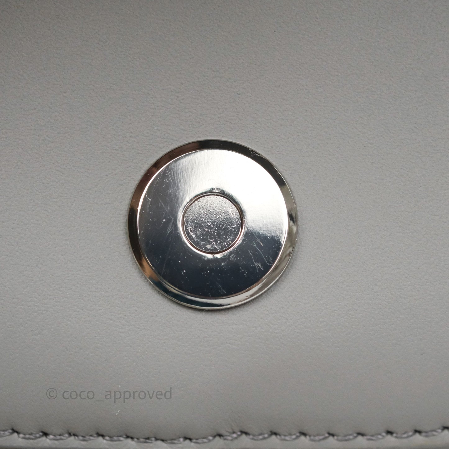 Loewe Mini Gate Dual Bag Grey Soft Calfskin Jacquard Strap