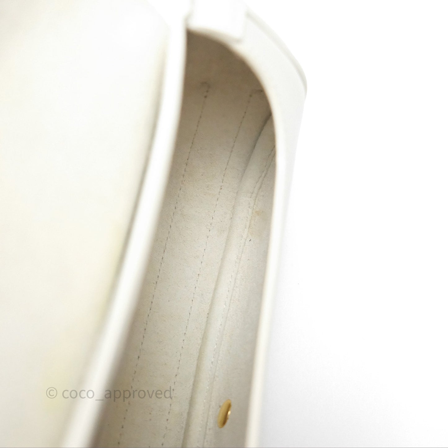 Christian Dior Bobby East-West Bag Calfskin White