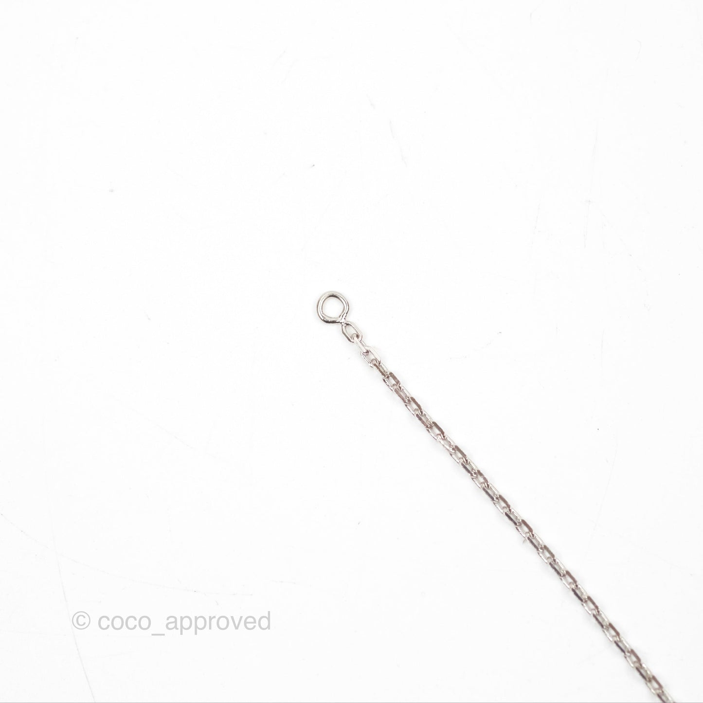 Hermès Mini Pop H Rose Dragee Pendant Necklace Palladium Hardware