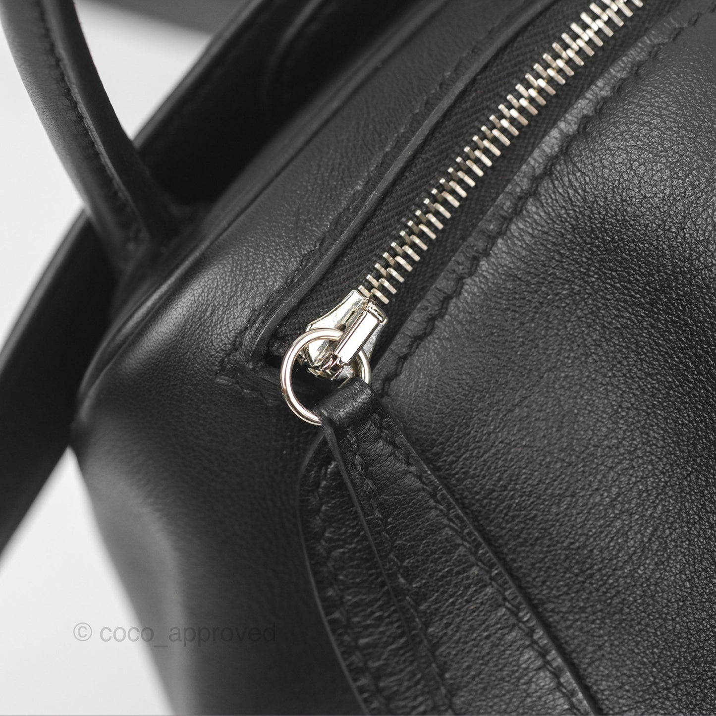 Hermès Mini Lindy 20 Back Swift Palladium Hardware