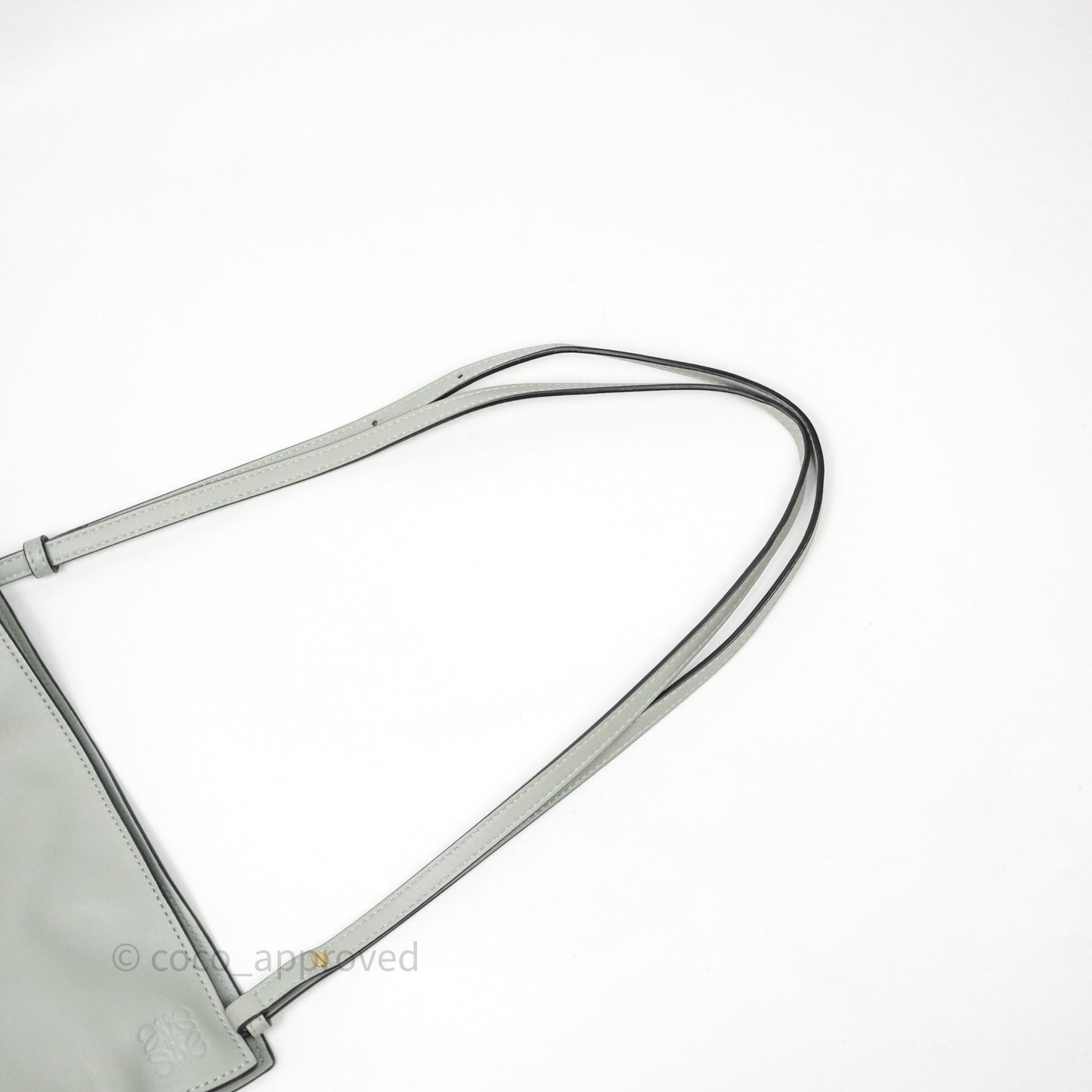 Loewe Flamenco Mini Clutch Bag Calfskin Green