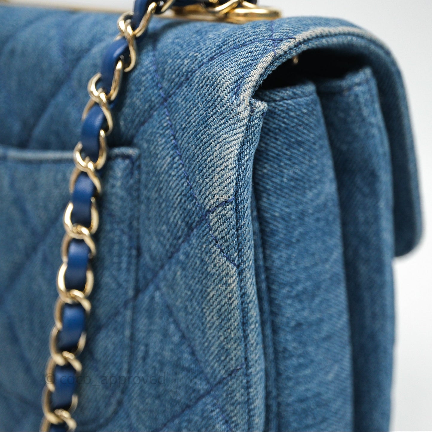 Chanel Small Trendy CC Denim Gold Hardware