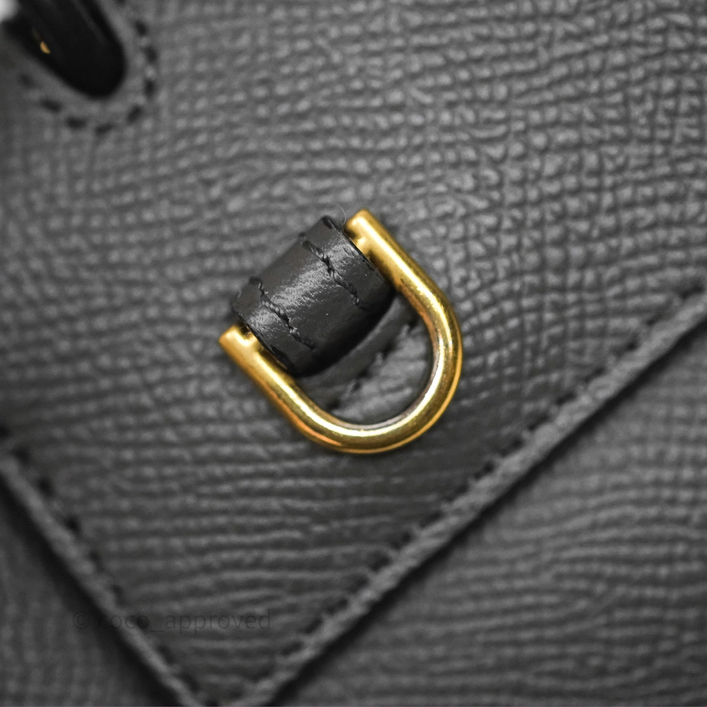 Celine Pico Belt Bag Grey Grained Calfskin Gold Hardware