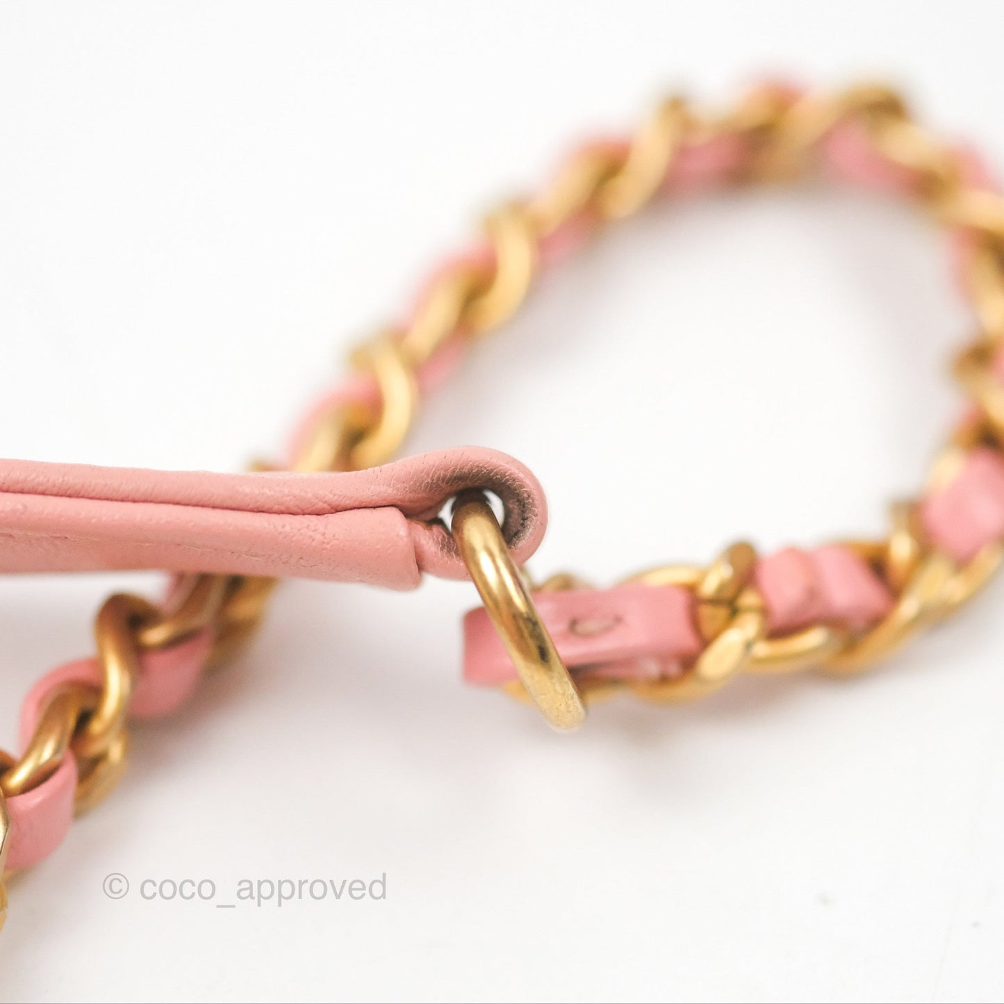 Chanel Quilted Small CC Filigree Vanity Case Dusty Pink Caviar Gold Hardware