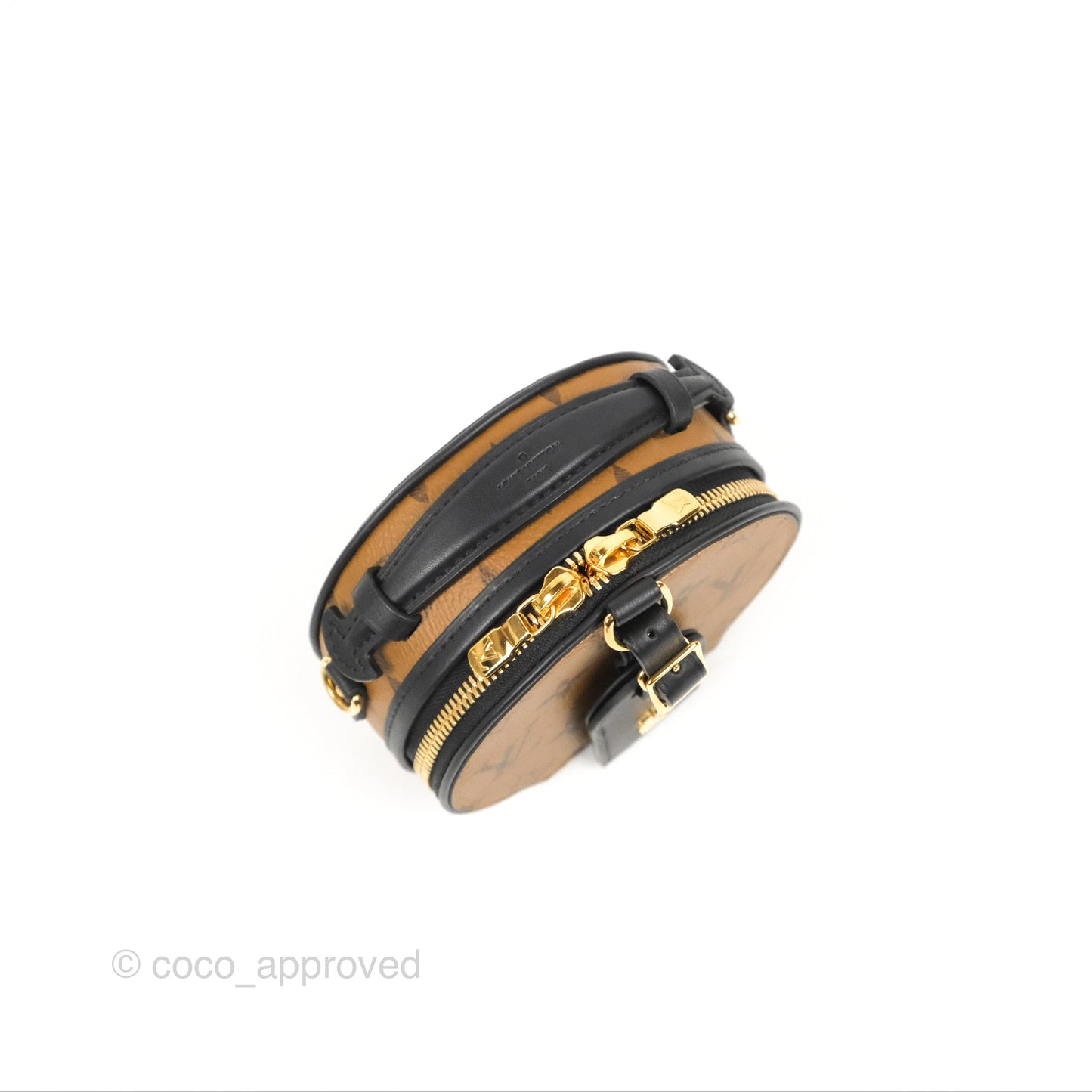 Louis Vuitton Mini Boîte Chapeau Monogram Reverse Canvas Black