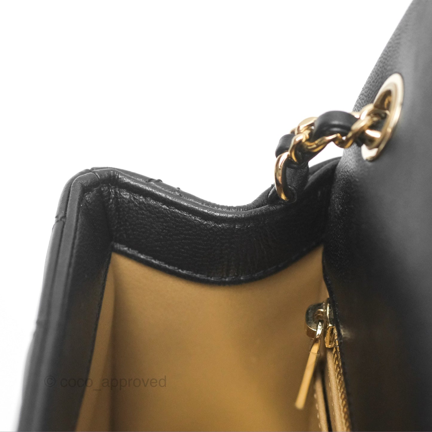 Chanel Ball Crush Mini Rectangular Black Lambskin Gold Hardware 23C