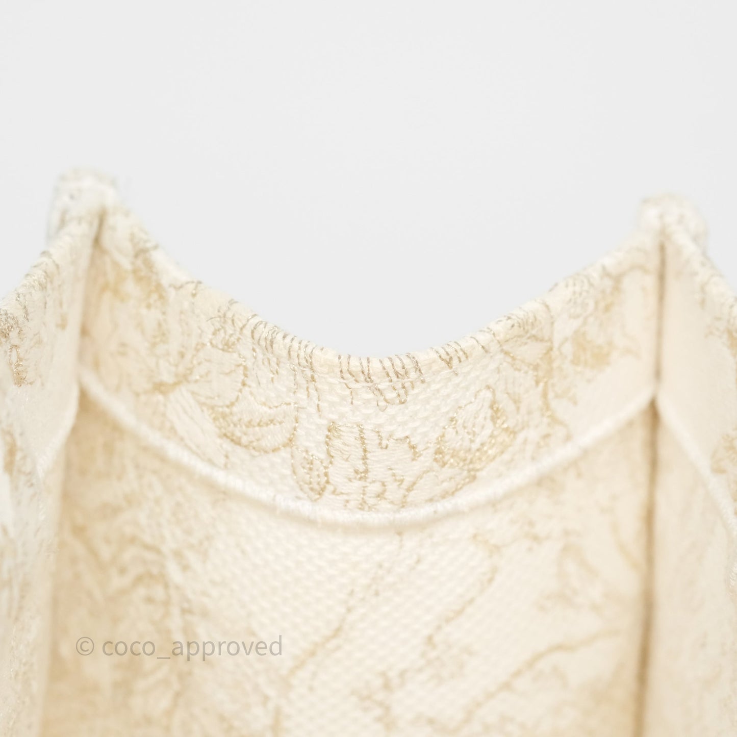 Dior Medium Book Tote Dior Rêve d'Infini Embroidery with Gold-Tone Metallic Thread