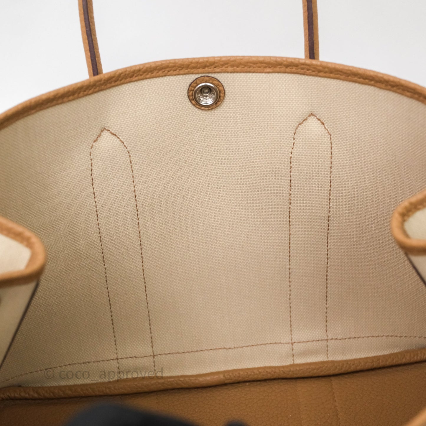 Hermès Garden Party 30 Beton 8L/Biscuit 48 Canvas