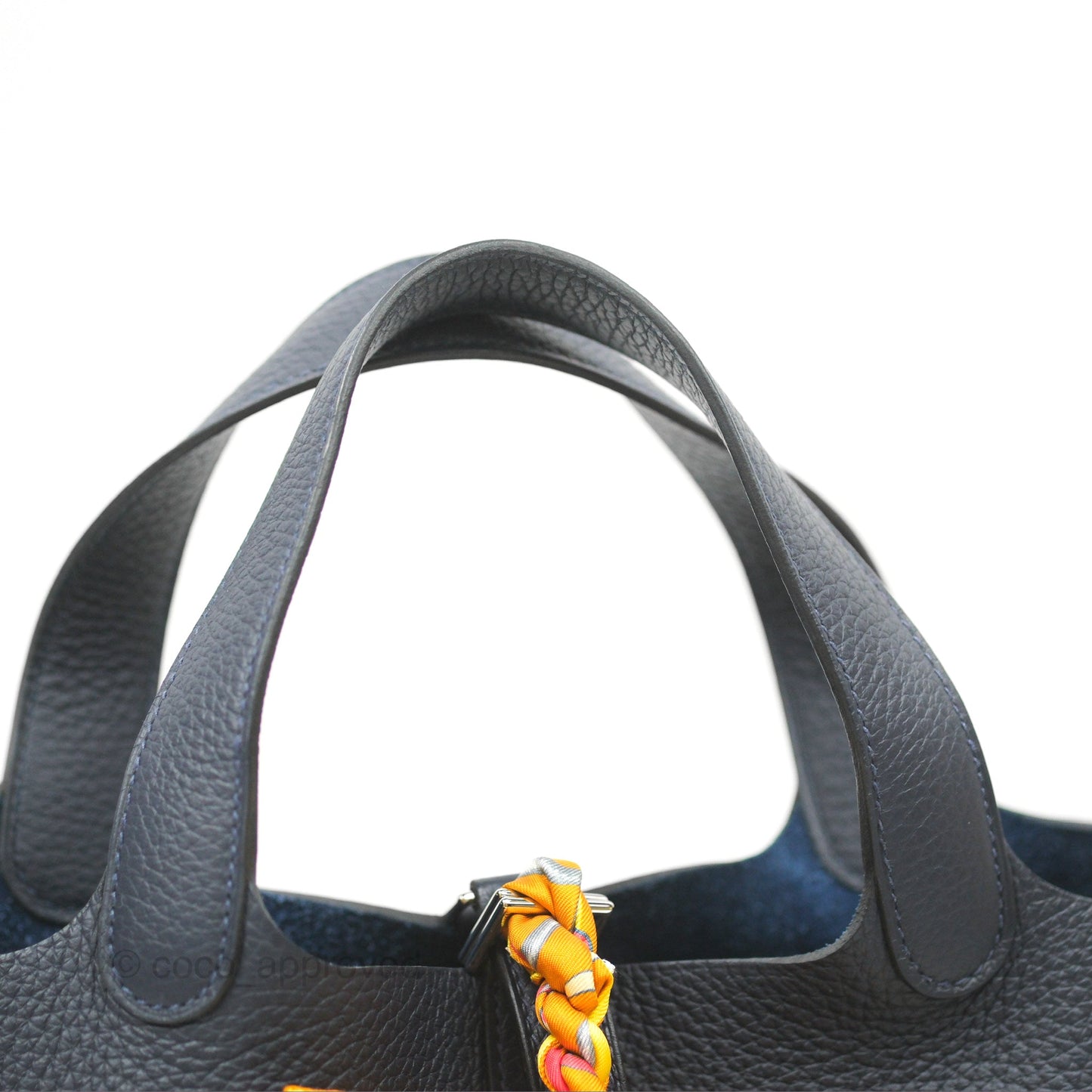 Hermès Picotin 18 Lock Bleu Nuit 2Z Palladium Hardware