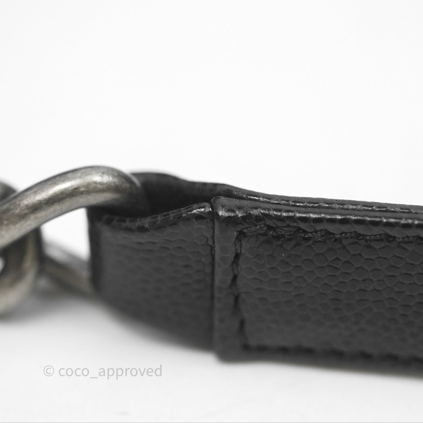 Chanel Quilted Medium Boy Black Caviar Ruthenium Hardware