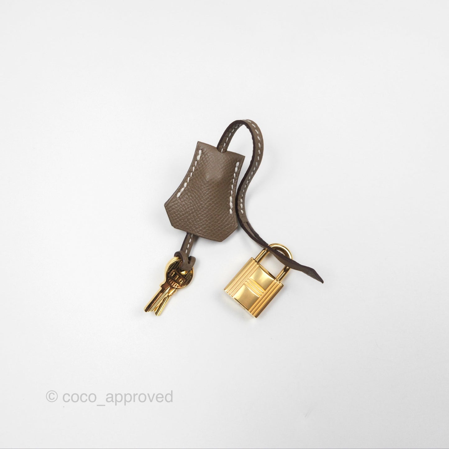Hermès Kelly Sellier 28 Etoupe 18 Epsom Gold Hardware