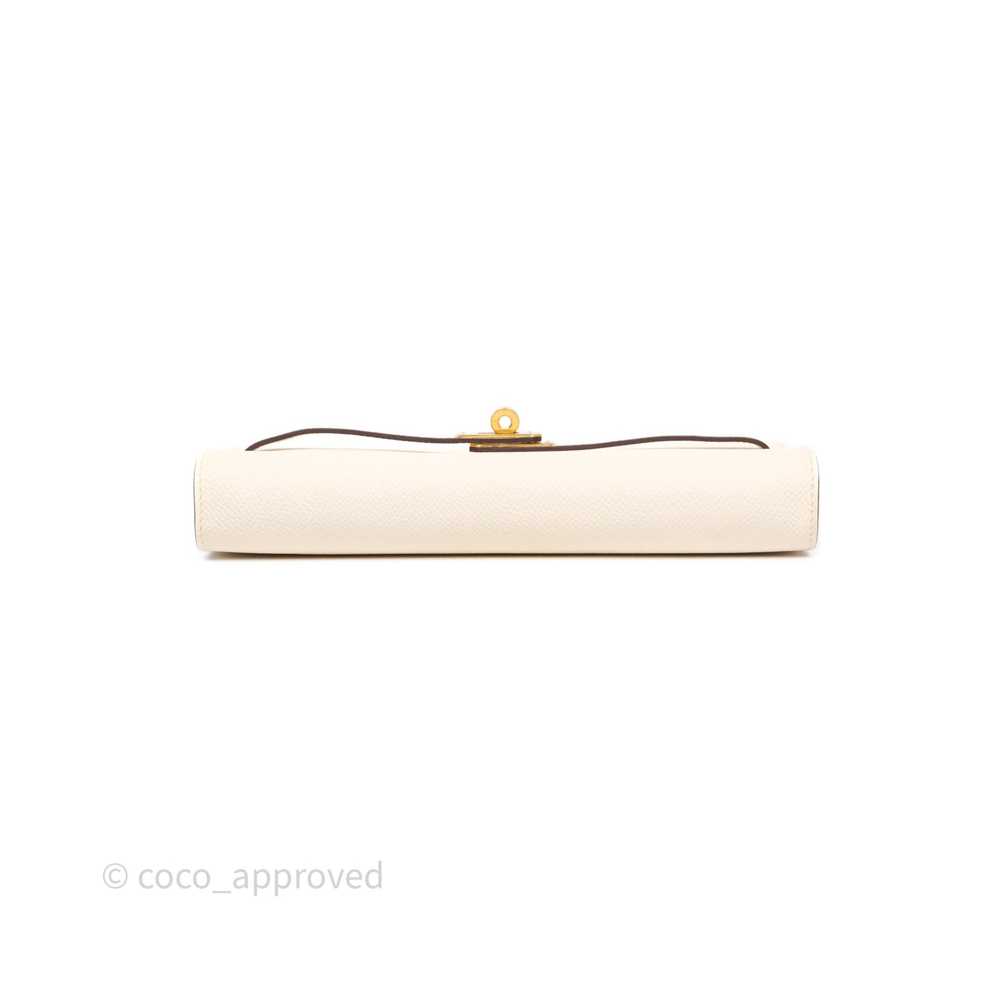 Hermès Kelly To Go Wallet Nata I2/ Jaune Poussin 1Z Epsom Gold Hardware