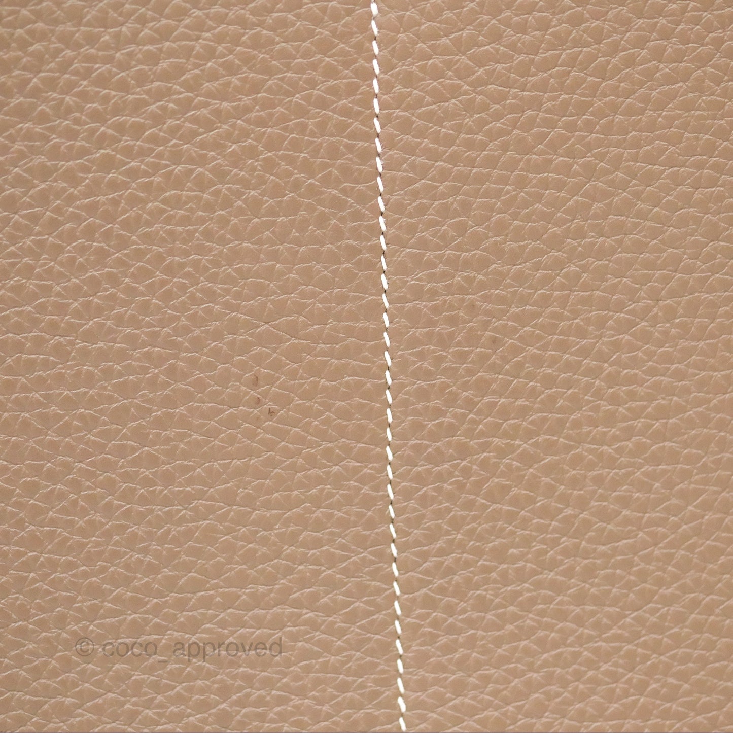 Hermès Halzan 25 Etoupe Clemence Palladium Hardware
