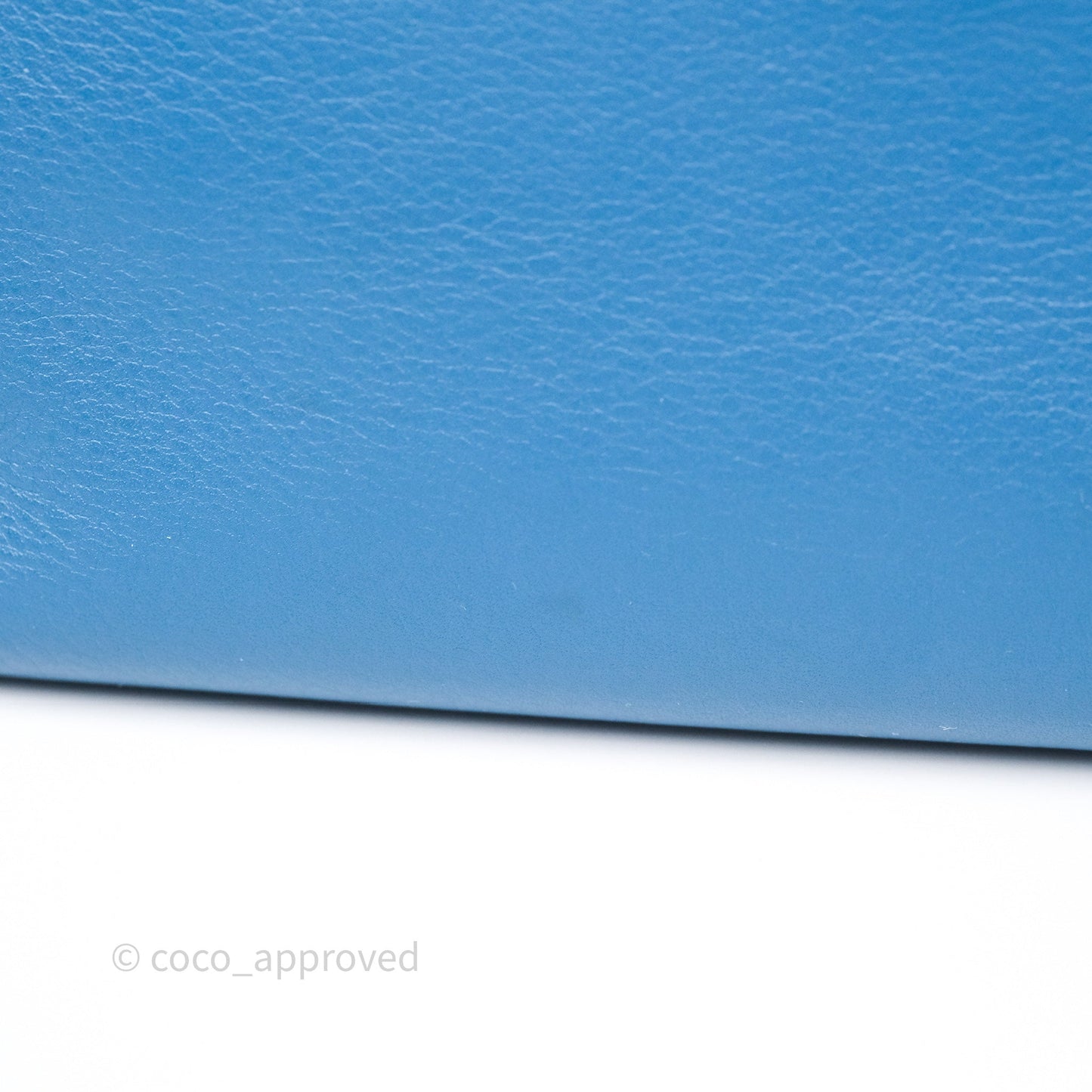Loewe Mini Flamenco Clutch Nappa Calfskin Teal Blue