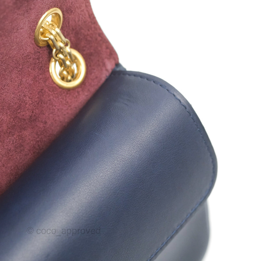 Chanel Nude Reissue 2.55 Medallion Flap 225 Navy Calfskin