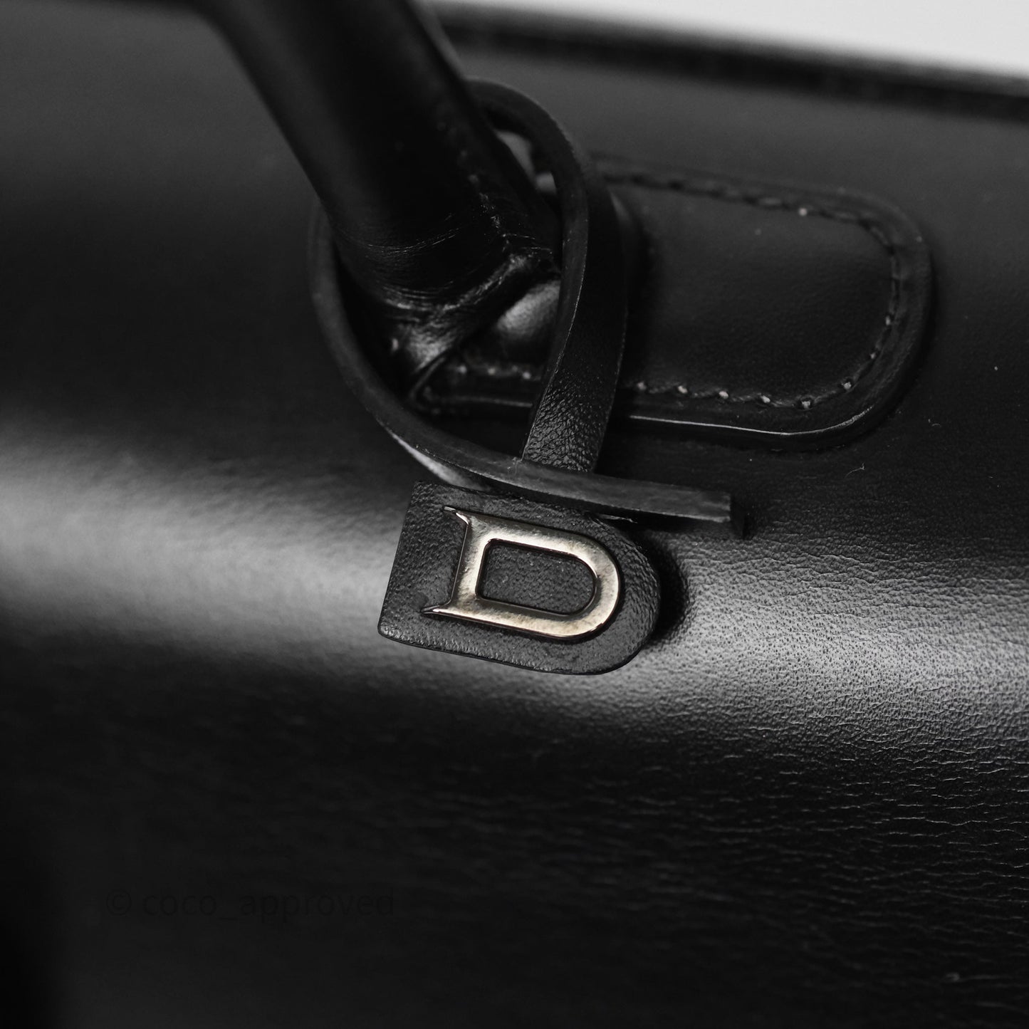 Delvaux Brillant L'Humour MM Black Calfskin