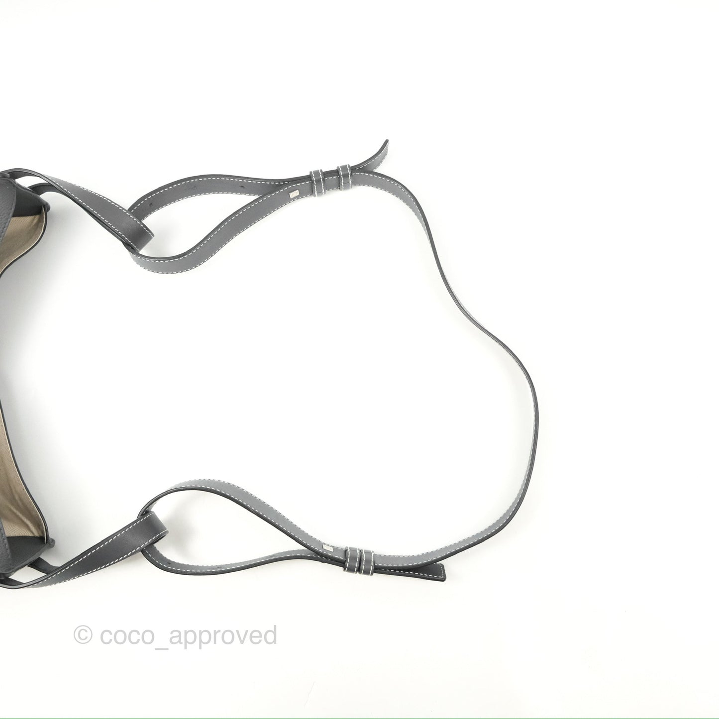 Loewe Hammock Small Asphalt Grey Shoulder Bag