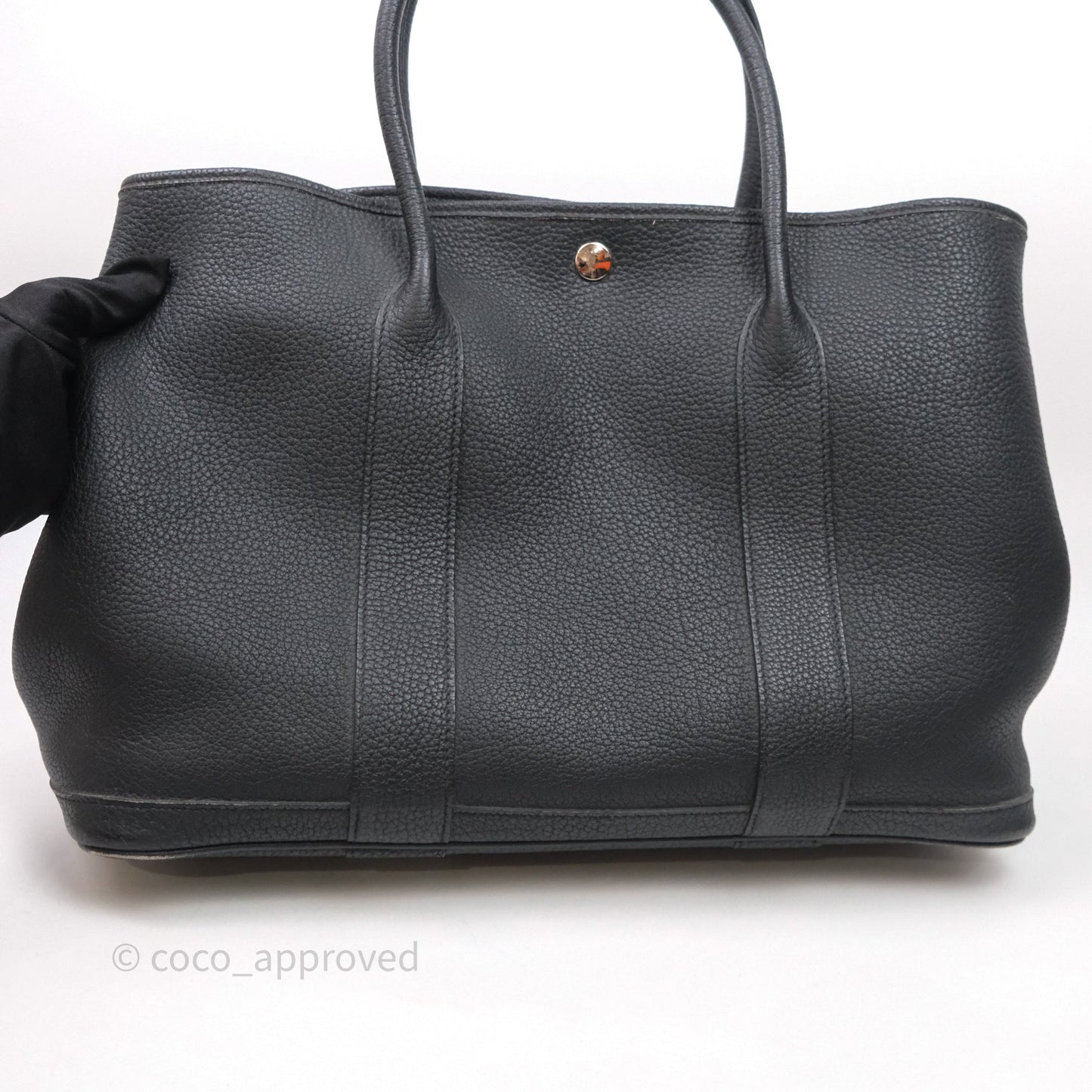 Hermès Garden Party 36 Black Noir 89 Negonda