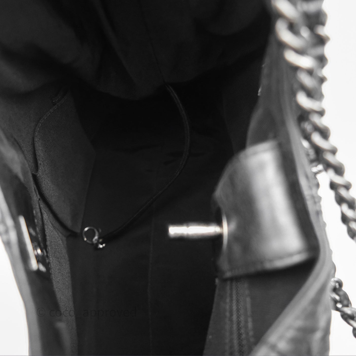 Chanel Quilted Coco Supple Hobo Black Aged Calfskin Ruthenium Hardware
