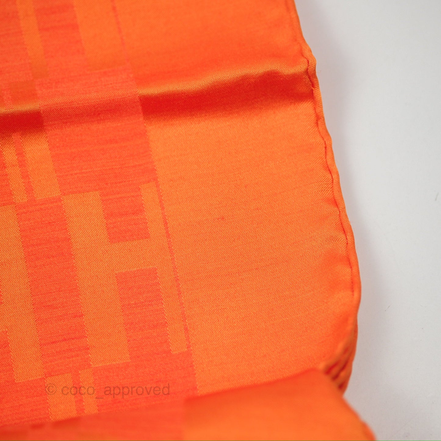 Hermès Faconnee Grand H Scarf Silk Wool