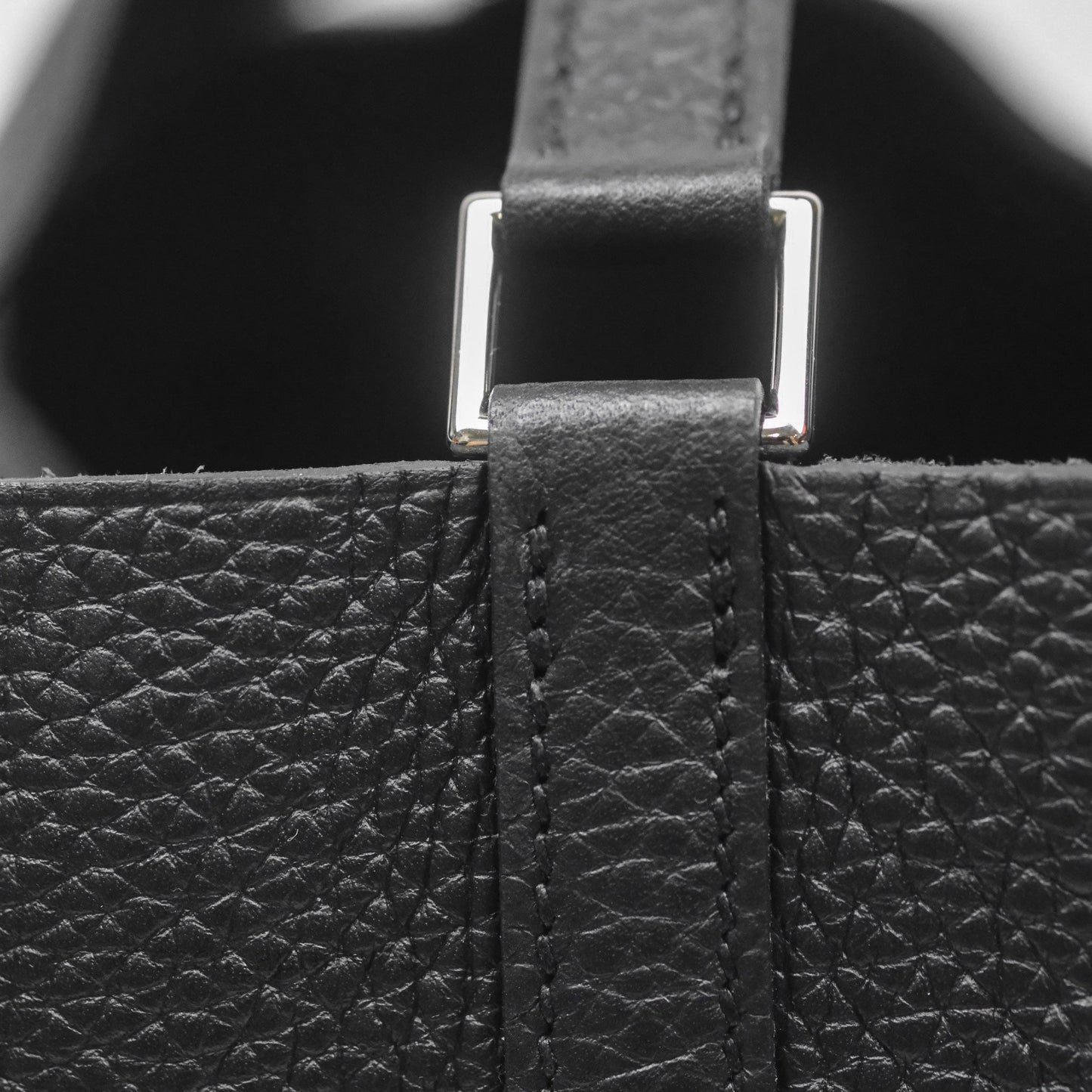 Hermès Picotin 18 Black Noir 89 Clemence Palladium Hardware
