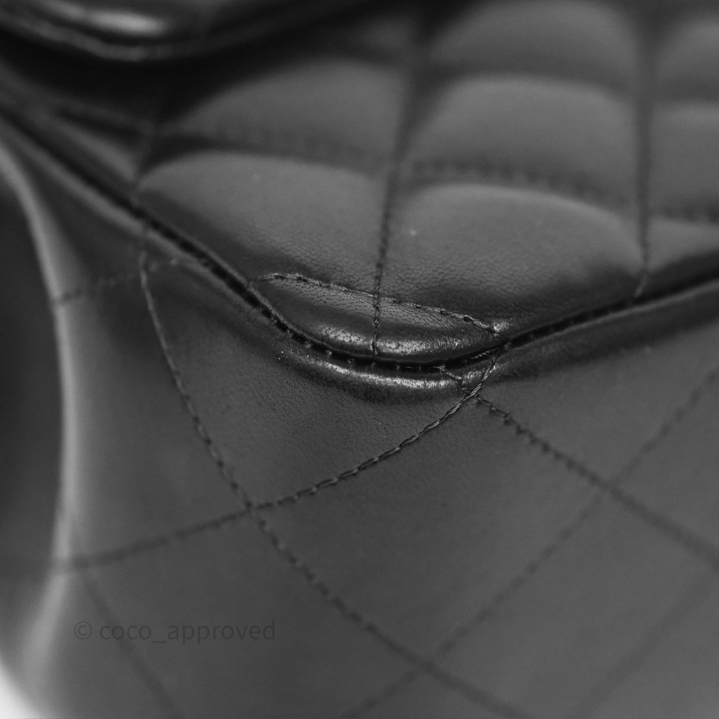 Chanel Jumbo Double Flap Black Lambskin Silver Hardware⁣⁣