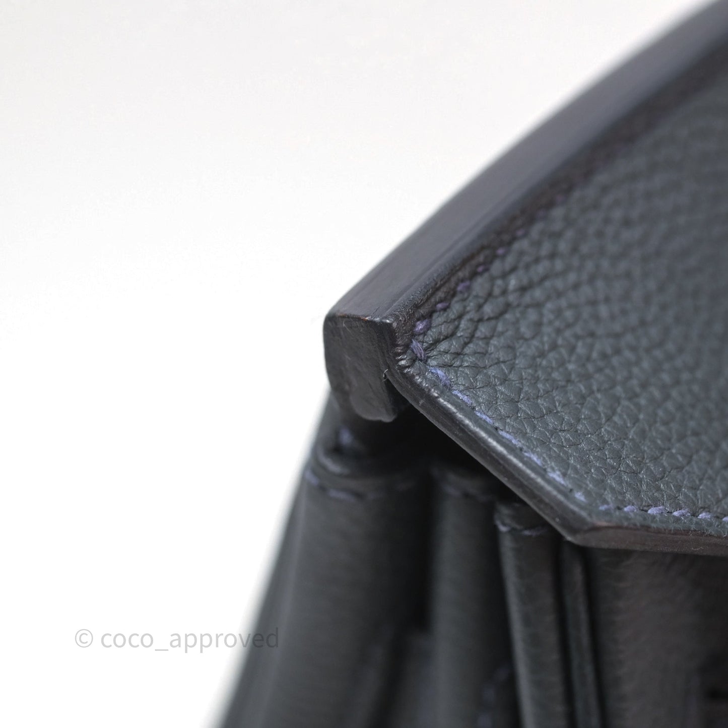 Hermès Birkin 30 Vert Rousseau V0 Togo Palladium Hardware