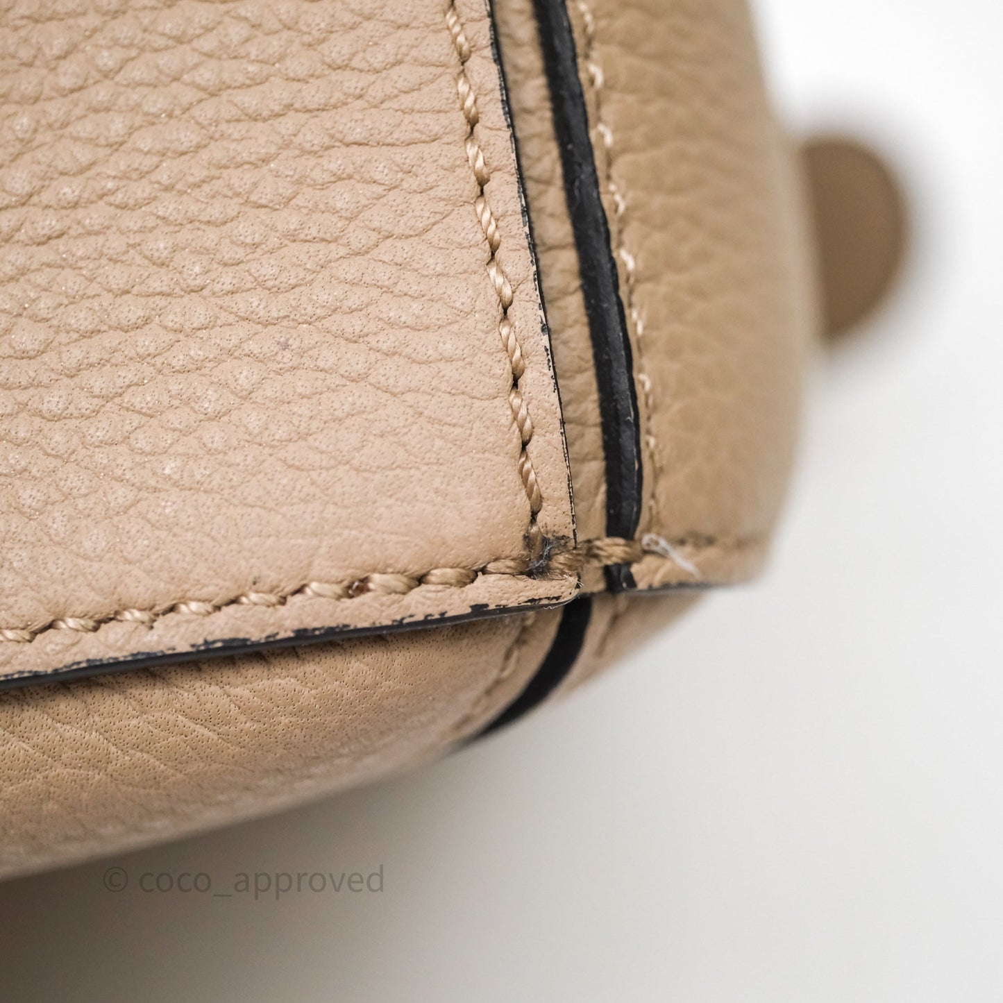 Loewe Small Puzzle Bag Sand Mink Grained Calfskin