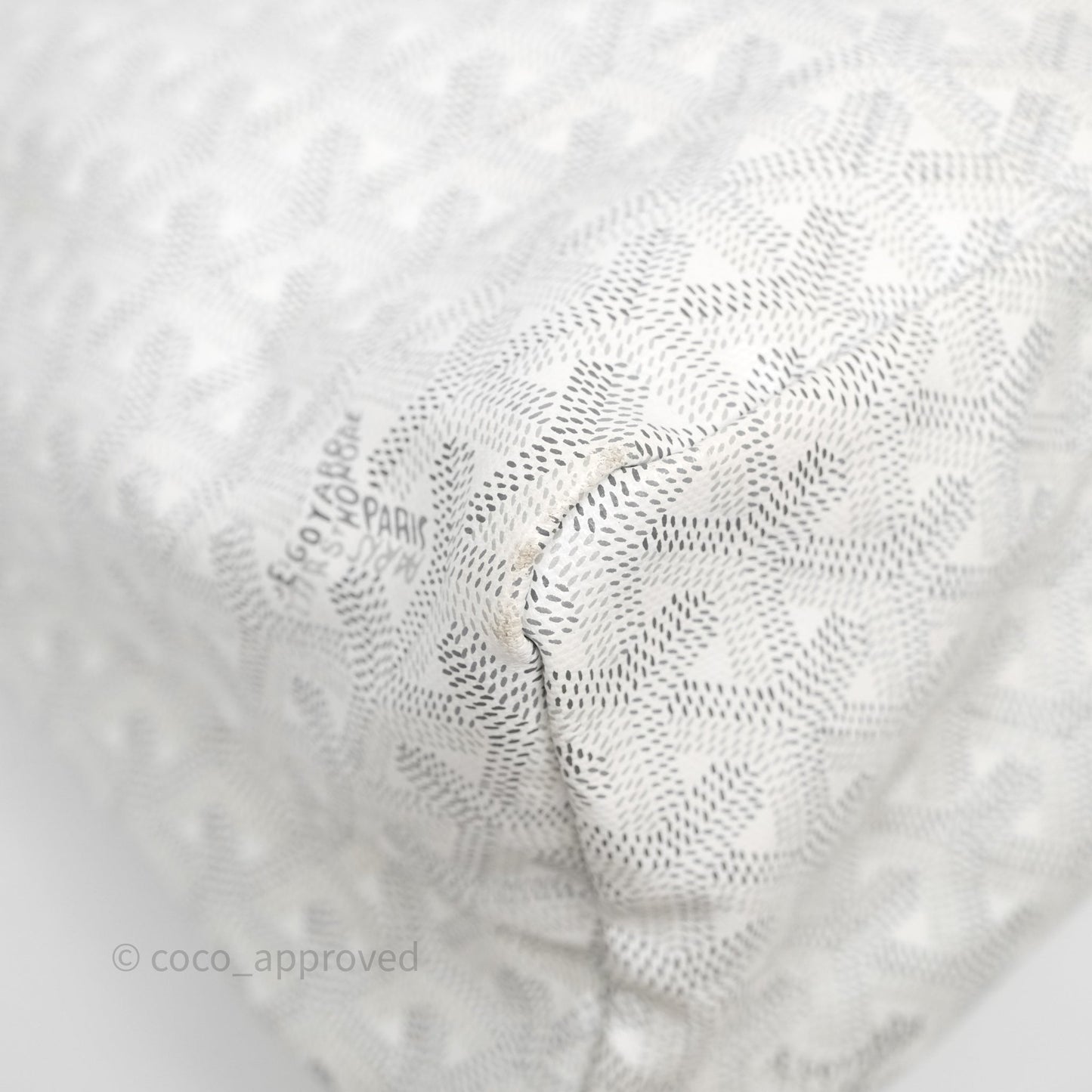 Goyard Bohème Hobo Bag PM White Goyardine Canvas