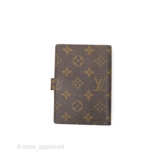 Louis Vuitton Vintage Small Ring Agenda Cover Monogram Canvas