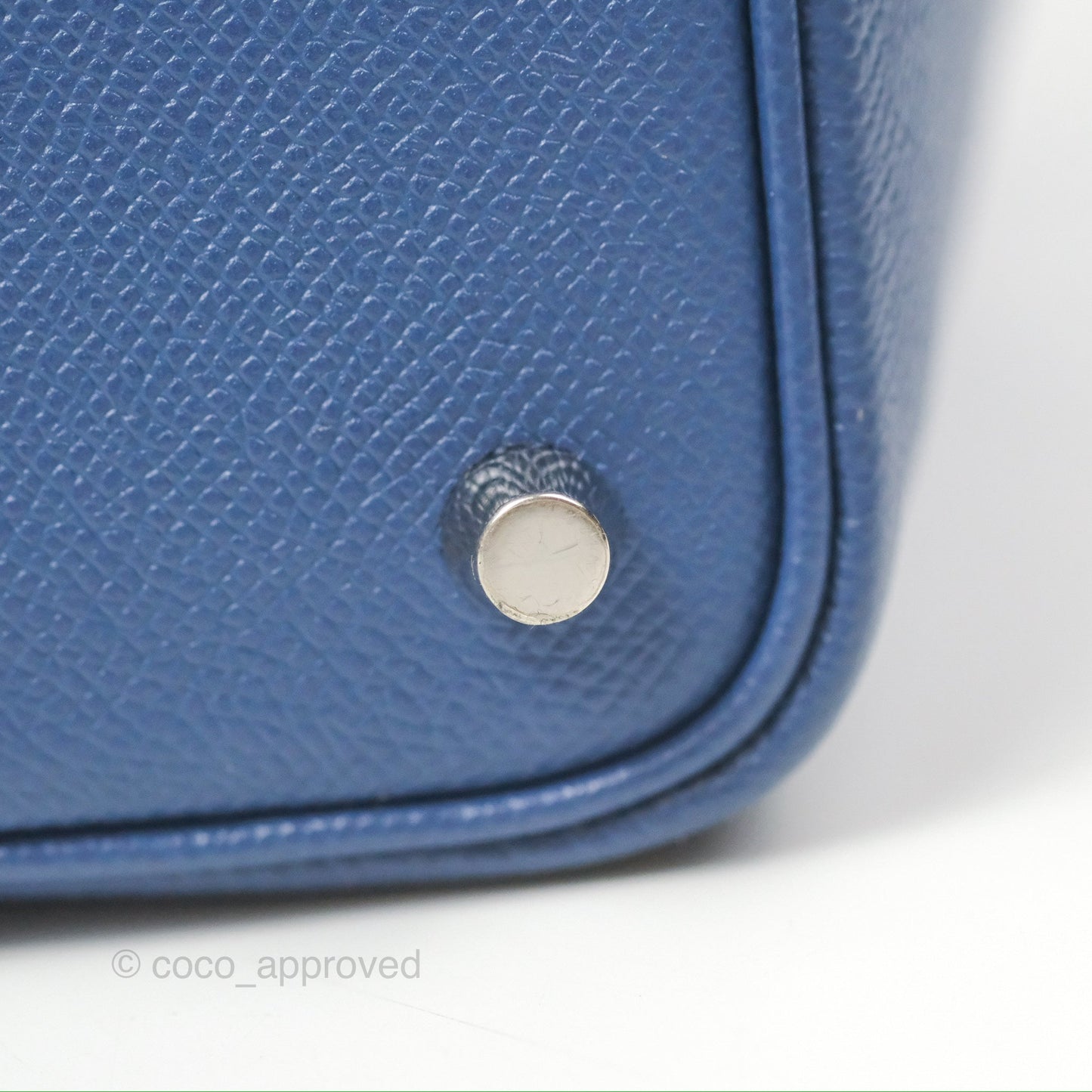 Hermès Tressage De Cuir Picotin Lock 18 Bleu Encre/Brique/Black Epsom Palladium Hardware