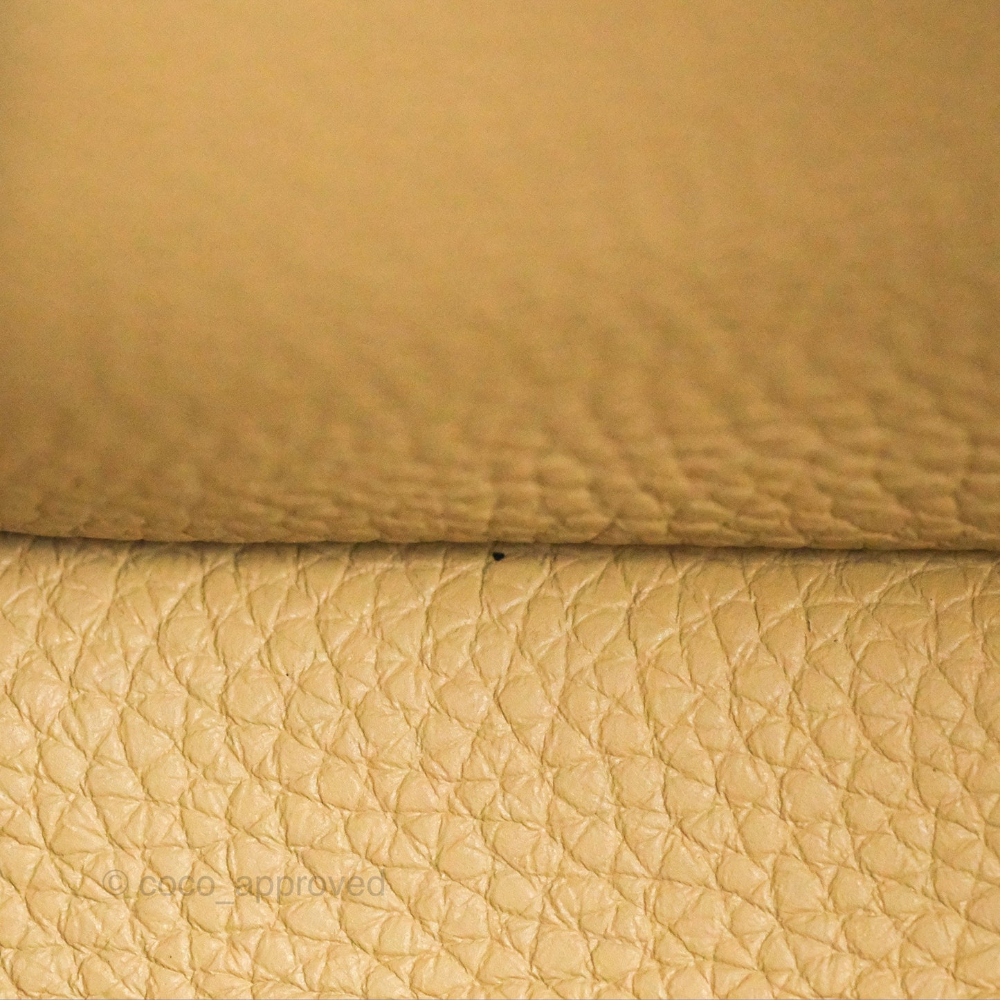 Hermès Halzan 25 Trench/Etoupe Clemence Gold Hardware