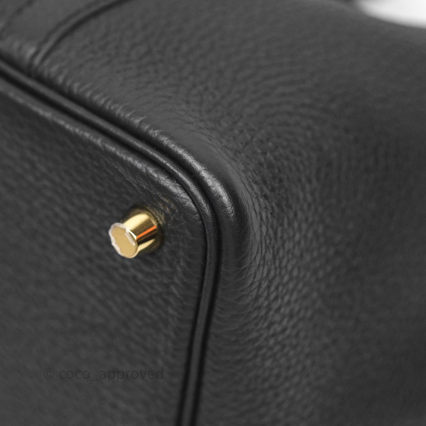 Hermès Picotin 18 Black Noir 89 Clemence Gold Hardware