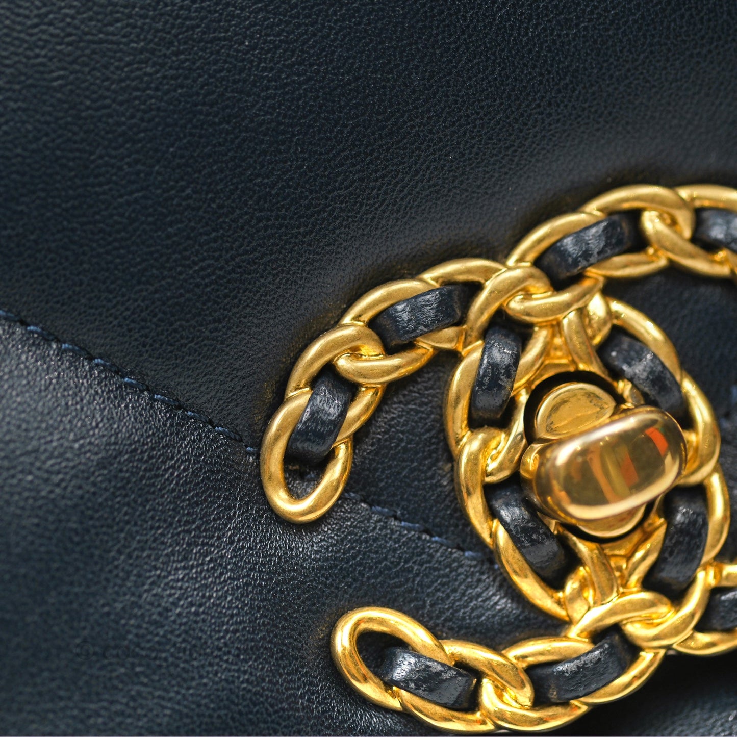 Chanel 19 Small Navy Mixed Hardware