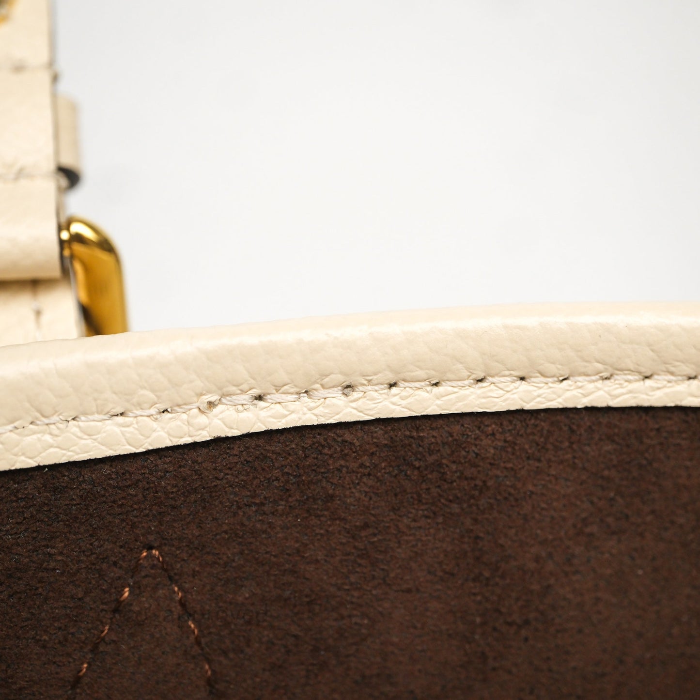 Louis Vuitton Diane Crème Beige Monogram Empreinte Leather