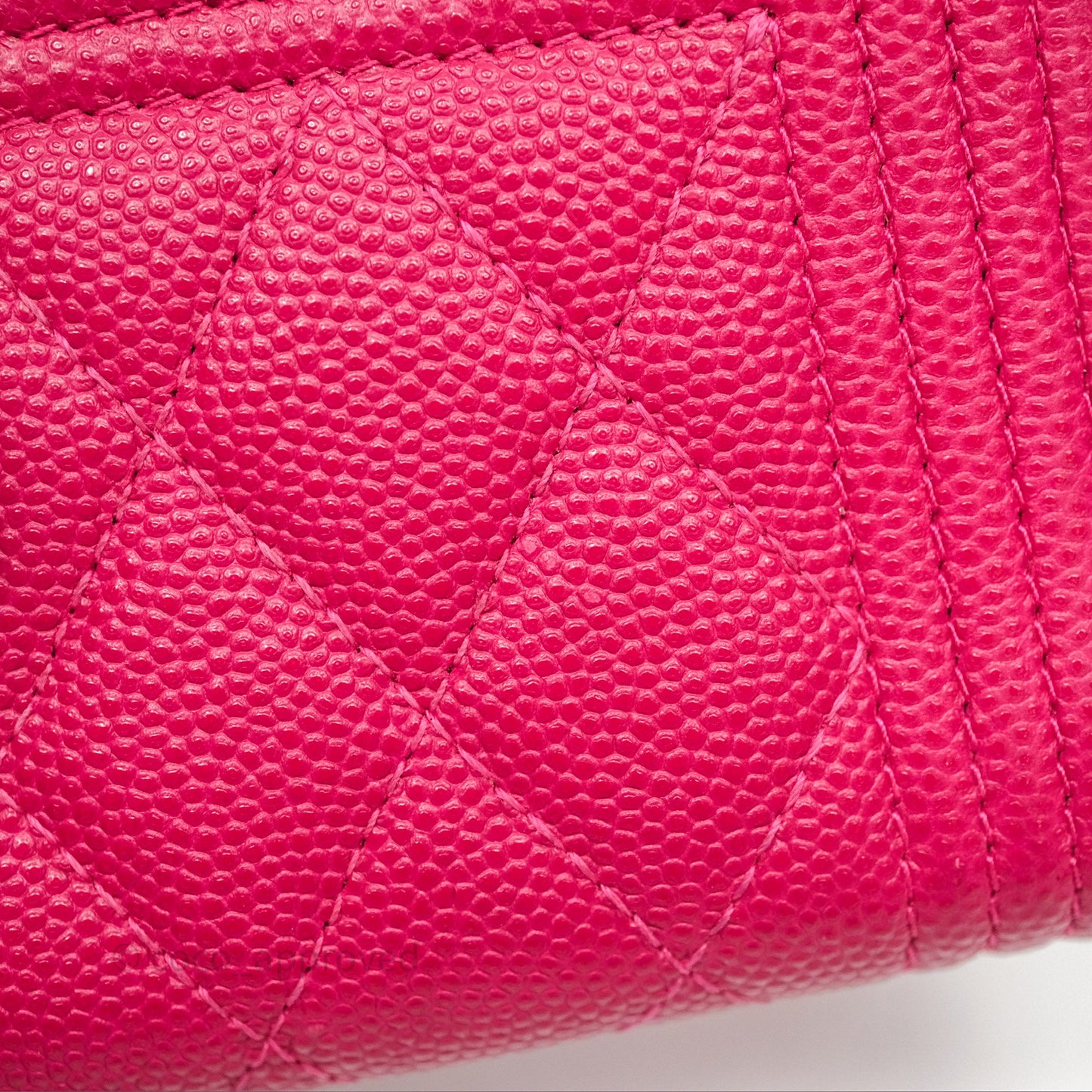 Chanel Boy Zipped Coin Purse Hot Pink Caviar Gold Hardware