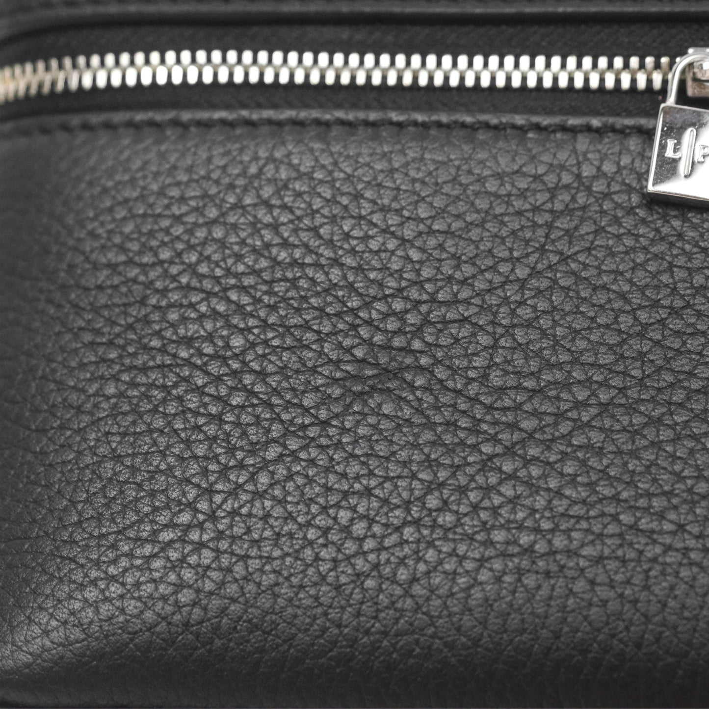 Loro Piana Extra Pocket L19 Black Grained Calfskin