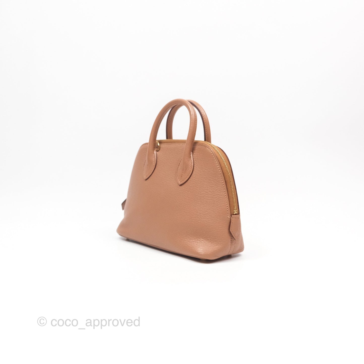 Hermès Bolide Mini 1923 Quebracho 2J Chevre Mysore Gold Hardware