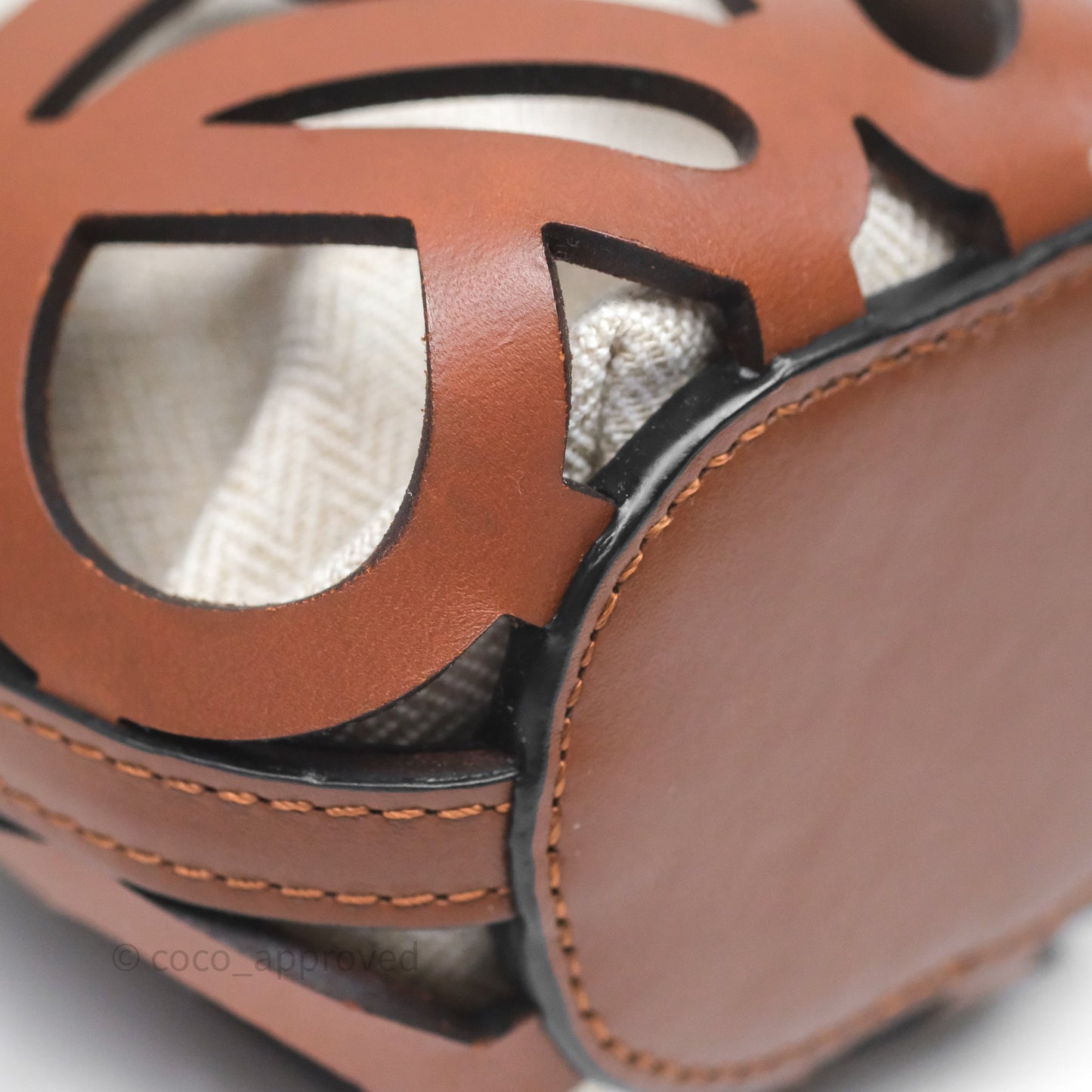 Loewe X Paula's Ibiza Cutout Anagram Pocket Tan