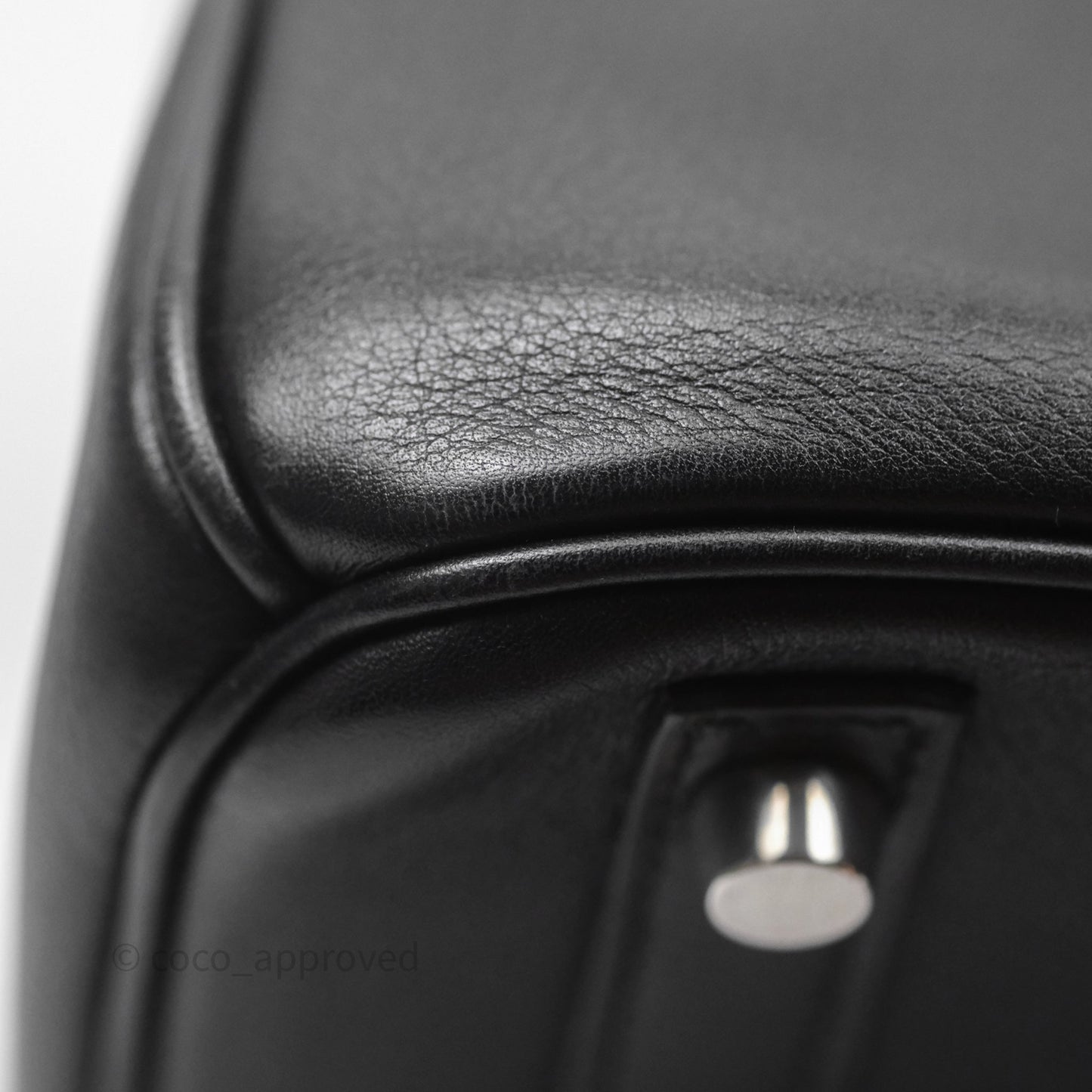 Hermès Birkin 30 Noir 89 Evergrain Palladium Hardware