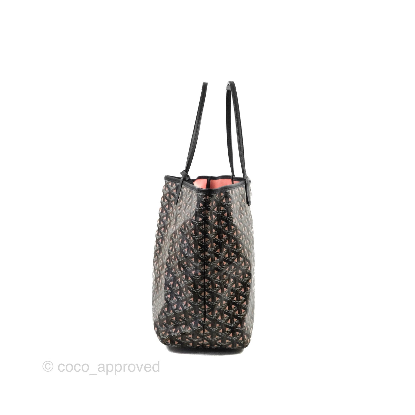 Goyard St. Louis Tote PM Clairvoie Black/Pink Japan Edition