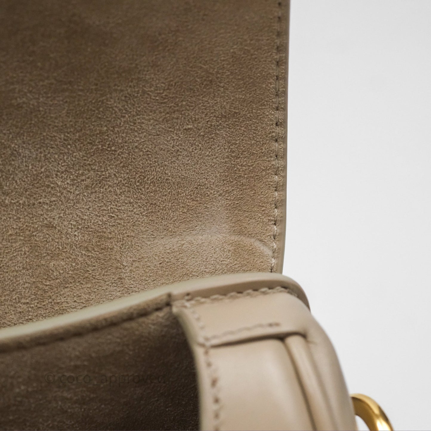 Christian Dior Bobby East-West Bag Calfskin Sand-Colored