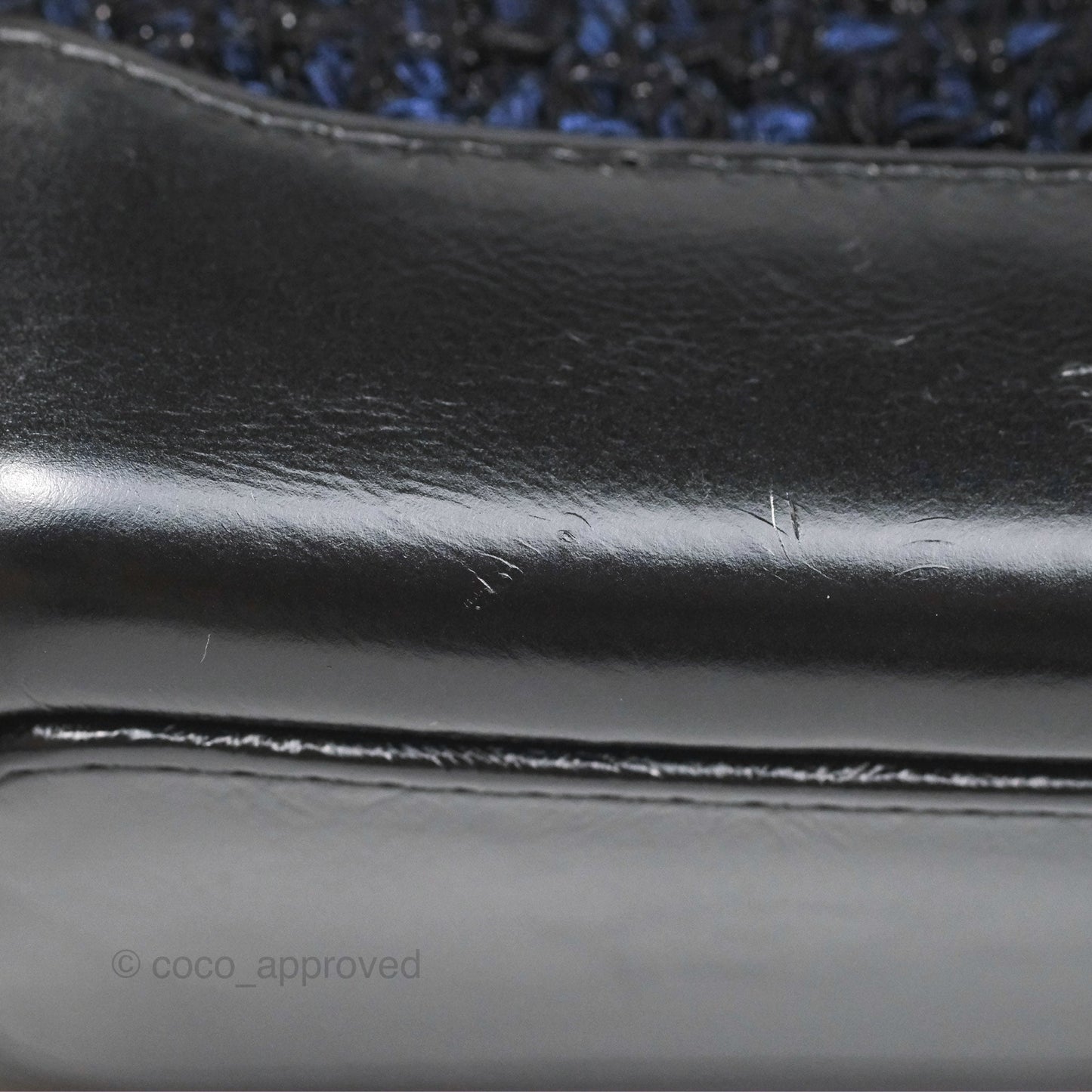 Chanel Small Gabrielle Hobo Black Navy Tweed