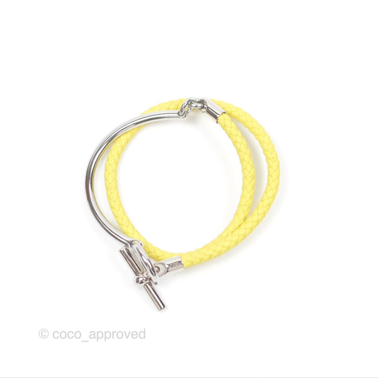 Hermès Glenan H Link Argo Bracelet Yellow Palladium Hardware