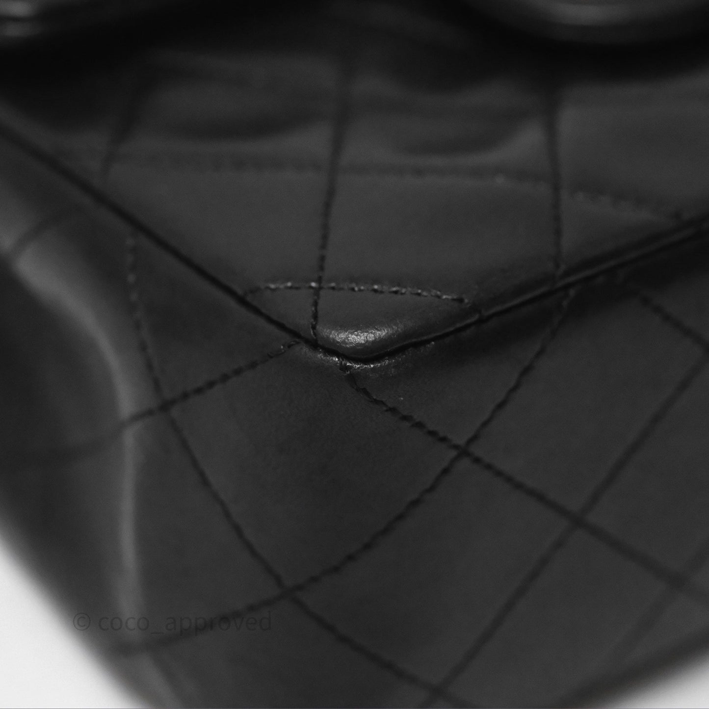 Chanel Vintage Mini Square Black Lambskin 24K Gold Hardware