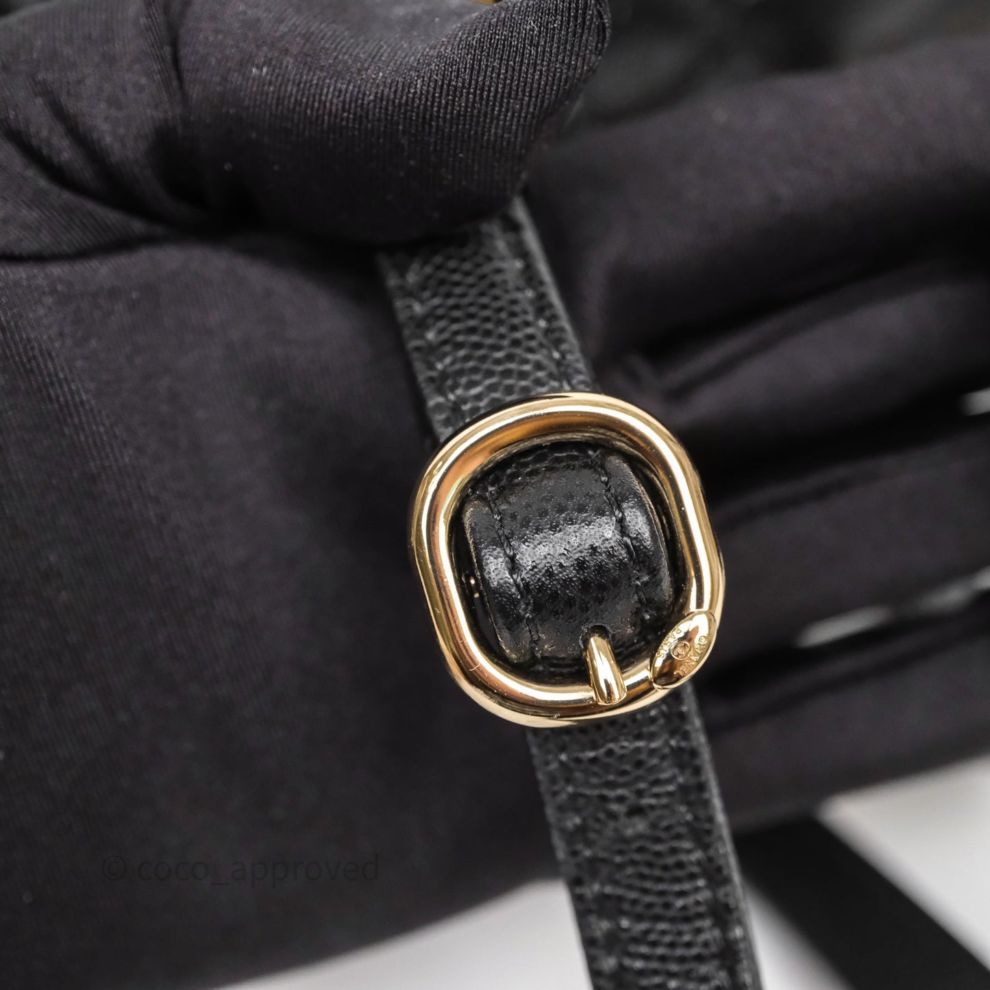 Chanel Urban Spirit Mini Black Caviar Backpack Gold Hardware