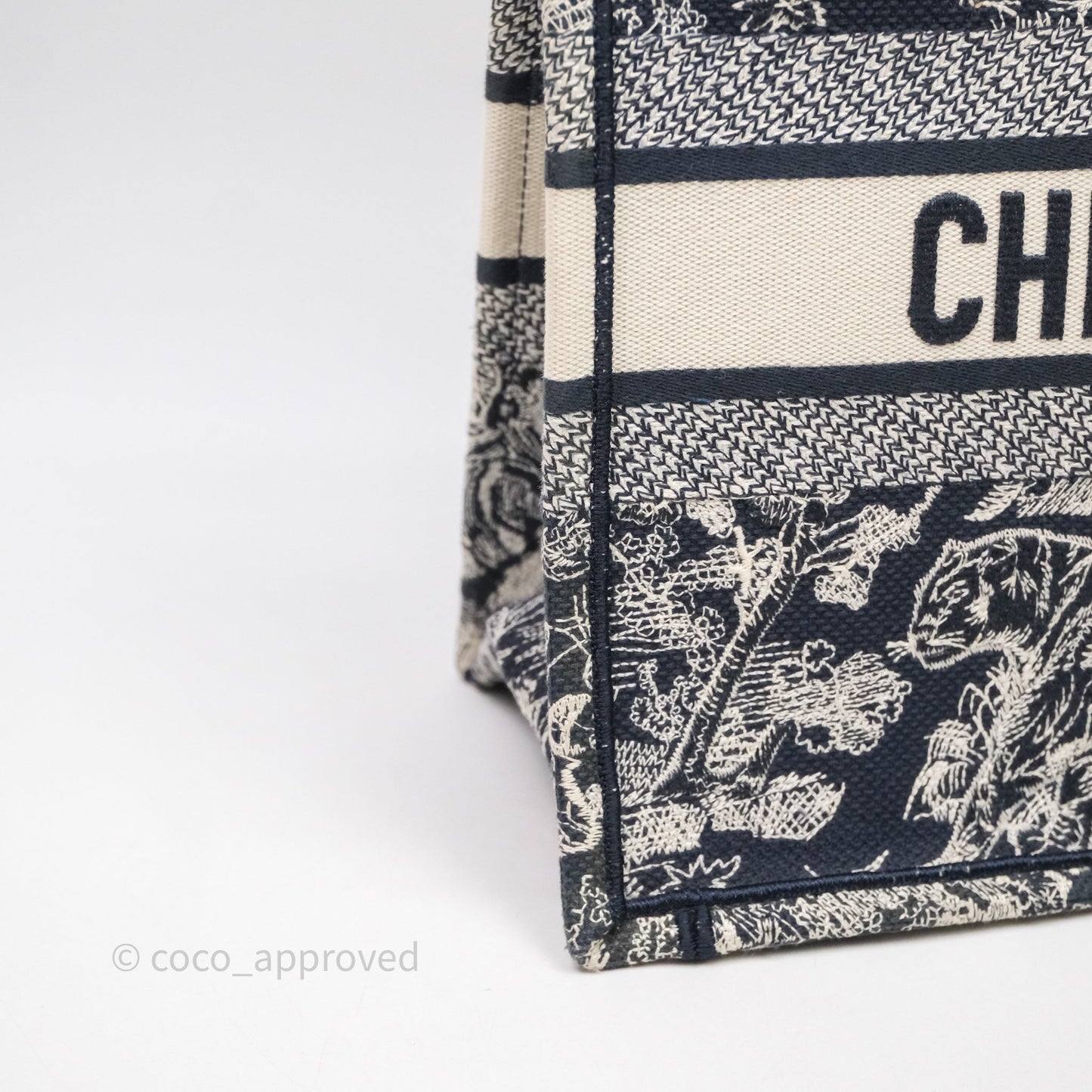 Christian Dior Toile De Jouy Medium Book Tote Canvas