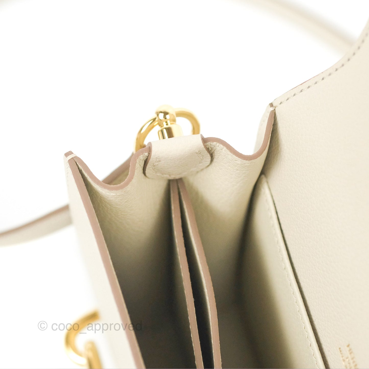Hermès Roulis Mini 18 Beton Evercolor Permabrass Hardware