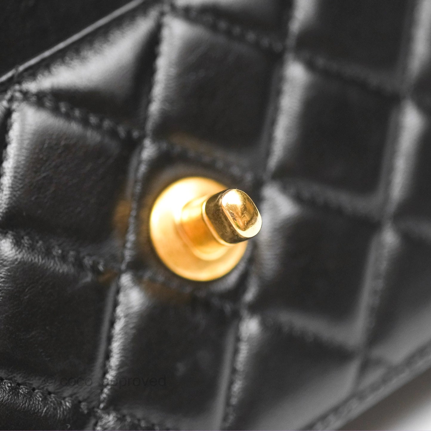 Chanel All Slide Wallet on Chain WOC Adjustable Chain Quilted Black Lambskin 22K